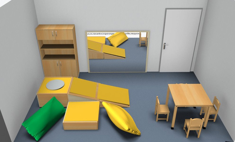 Kitamöbel - 3D Planung Spielzimmer KITA
