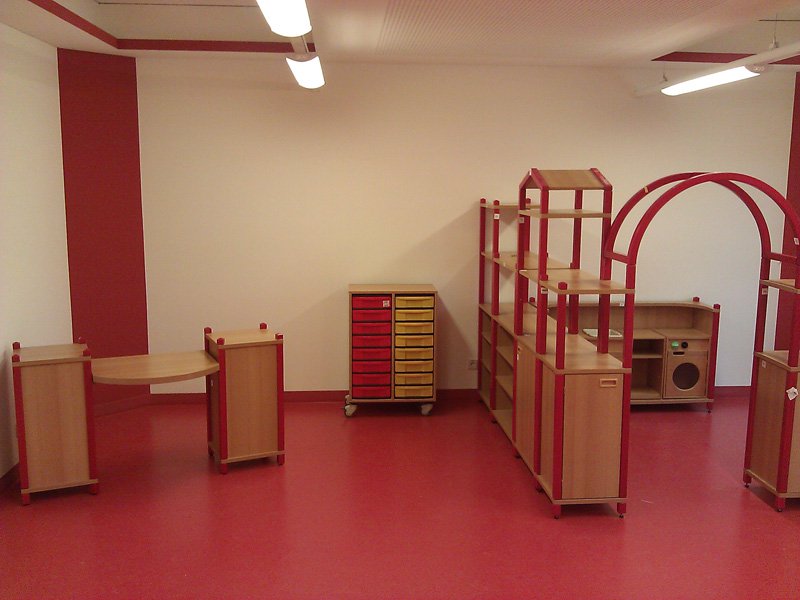 Kitamöbel - Einrichtung Gruppenraum Kindergarten