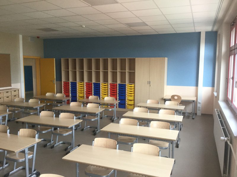 Objekteinrichtung Schule - Schulmöbel für Klassenzimmer - 02