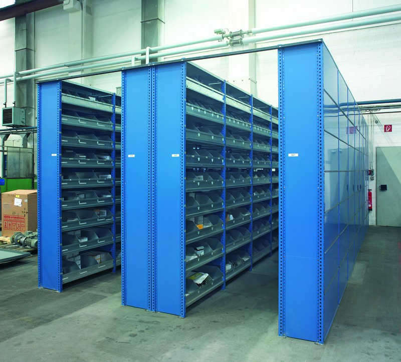Industriemöbel - Metall-Regalsystem zur Lagerlogistik