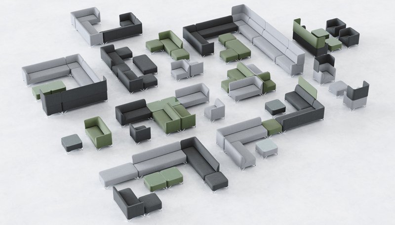 profim Softbox - Mittelzonen Möbel für individuelle Raumplanung