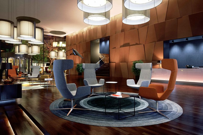 Design-Drehstuhl für Bar, Lobby & Lounge-Bereich - 02